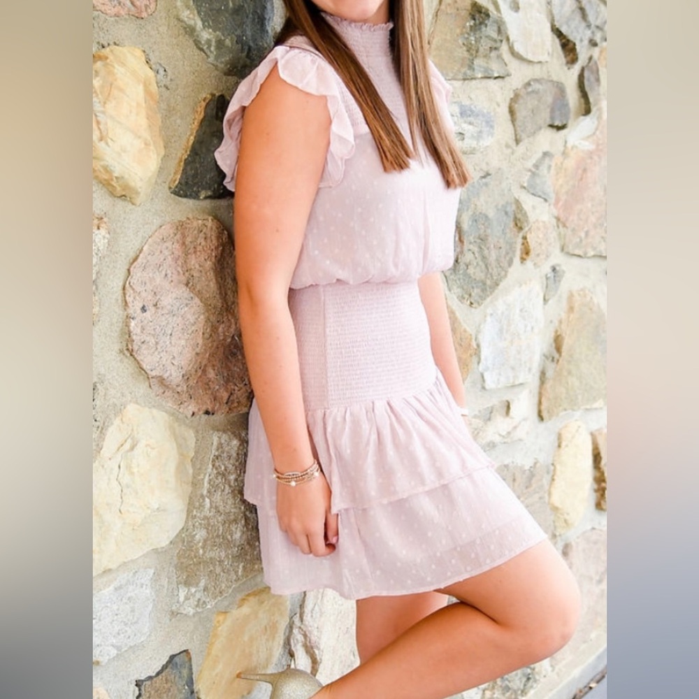 Aqua Pink Ruffle Dress - Picture 4 of 4